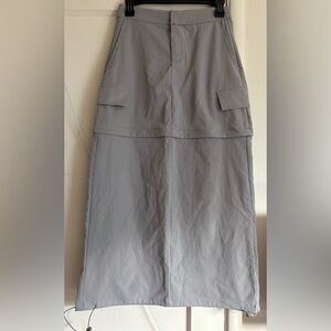 Forever 21 Gray Midi Skirt